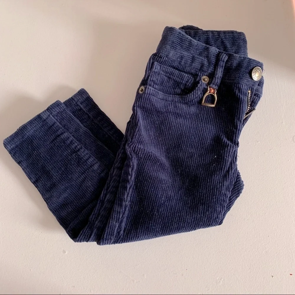 RALPH Lauren Girl Corduroy  pants- Size 2T Color Blue